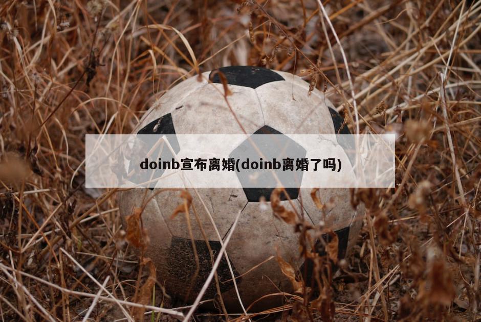 doinb宣布离婚(doinb离婚了吗)