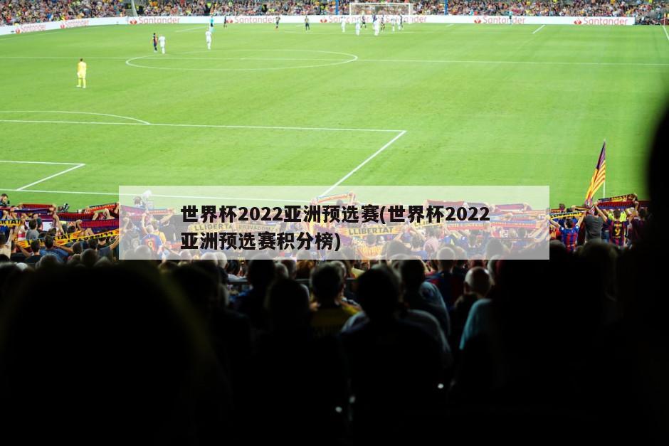 世界杯2022亚洲预选赛(世界杯2022亚洲预选赛积分榜)